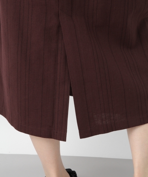 LEPSIM（レプシィム）の「レースアップストライプタイトスカート　782564（スカート・レディース・ナチュラル/ブラウン・MEDIUM/LARGE）」の13枚目の写真