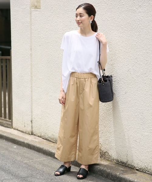 LEPSIM（レプシィム）の「ヘムAラインクループルオーバーSS　797315（Tシャツ/カットソー・レディース・ライトグレー/ブラック/オフホワイト/ブルー・MEDIUM/LARGE）」の9枚目の写真