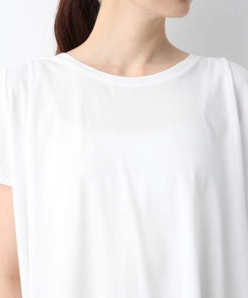 LEPSIM（レプシィム）の「ヘムAラインクループルオーバーSS　797315（Tシャツ/カットソー・レディース・ライトグレー/ブラック/オフホワイト/ブルー・MEDIUM/LARGE）」の20枚目の写真