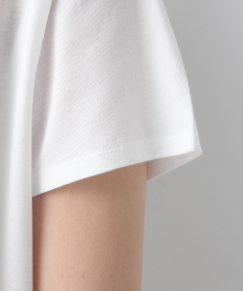 LEPSIM（レプシィム）の「ヘムAラインクループルオーバーSS　797315（Tシャツ/カットソー・レディース・ライトグレー/ブラック/オフホワイト/ブルー・MEDIUM/LARGE）」の22枚目の写真