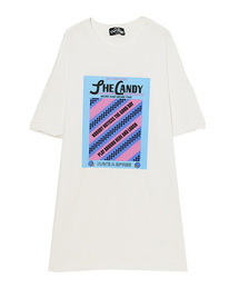 Candy Stripper | THE CANDY SIGN BIG BIG Tシャツ(Tシャツ/カットソー)