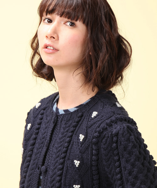 Verybrain（ベリーブレイン）の「【Verybrain】ハンドニットカーデ