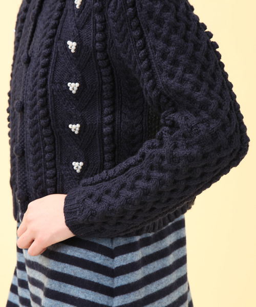 Verybrain（ベリーブレイン）の「【Verybrain】ハンドニットカーデ