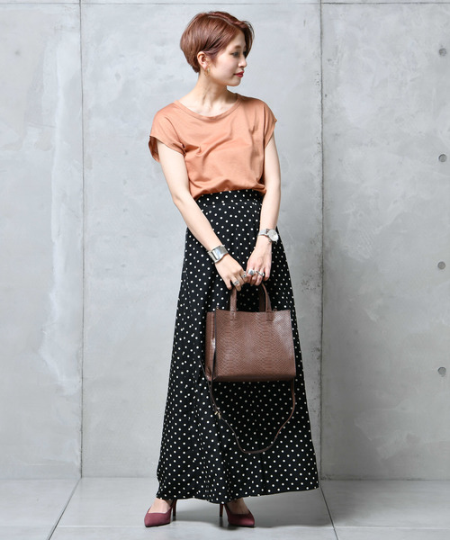 DouDou（ドゥドゥ）の「ドットフレアパンツ（その他パンツ・レディース・ブラック/ネイビー・38/36）」の10枚目の写真