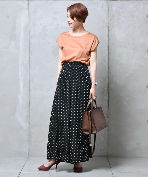 DouDou（ドゥドゥ）の「ドットフレアパンツ（その他パンツ・レディース・ブラック/ネイビー・38/36）」の11枚目の写真