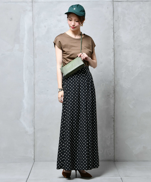 DouDou（ドゥドゥ）の「ドットフレアパンツ（その他パンツ・レディース・ブラック/ネイビー・38/36）」の18枚目の写真