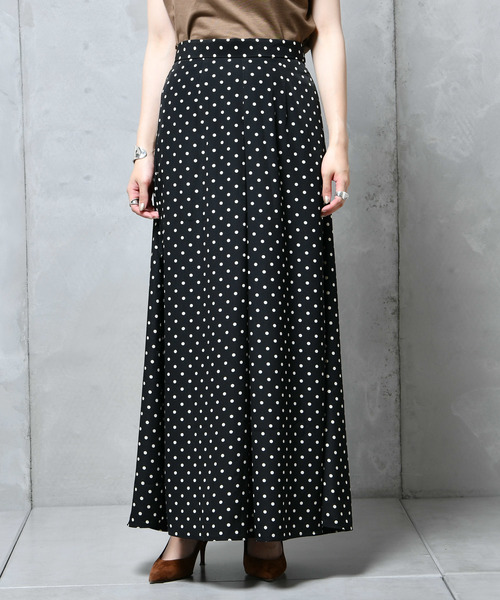 DouDou（ドゥドゥ）の「ドットフレアパンツ（その他パンツ・レディース・ブラック/ネイビー・38/36）」の20枚目の写真