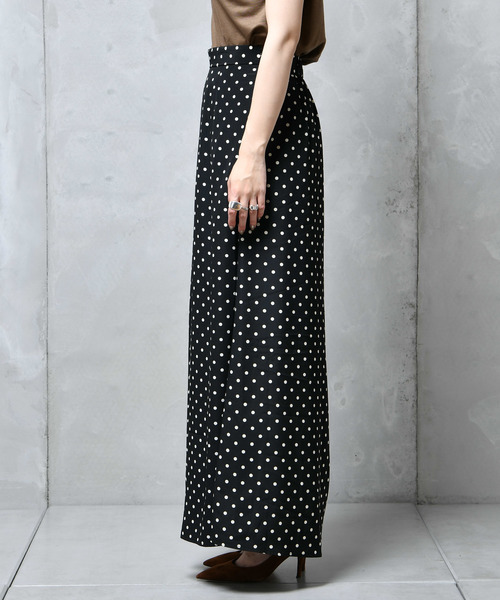 DouDou（ドゥドゥ）の「ドットフレアパンツ（その他パンツ・レディース・ブラック/ネイビー・38/36）」の22枚目の写真