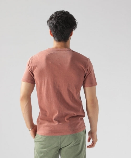 BAYFLOW（ベイフロー）の「USAコットン スラブVネックSST（Tシャツ/カットソー・メンズ・ホワイト/ベージュ/パープル/ネイビー/オリーブ/オレンジ・SMALL/MEDIUM/LARGE）」の16枚目の写真