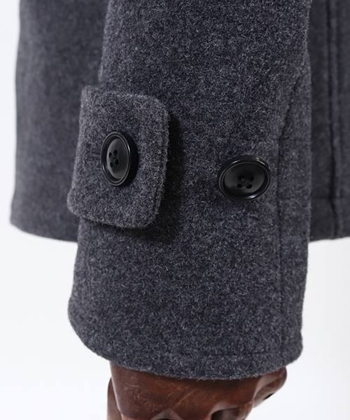 レザーハーフコート　変形襟　未使用ですが…難あり❗ OB-8958HT】 クロムエクセルレザーオックスフォード Vibram#700