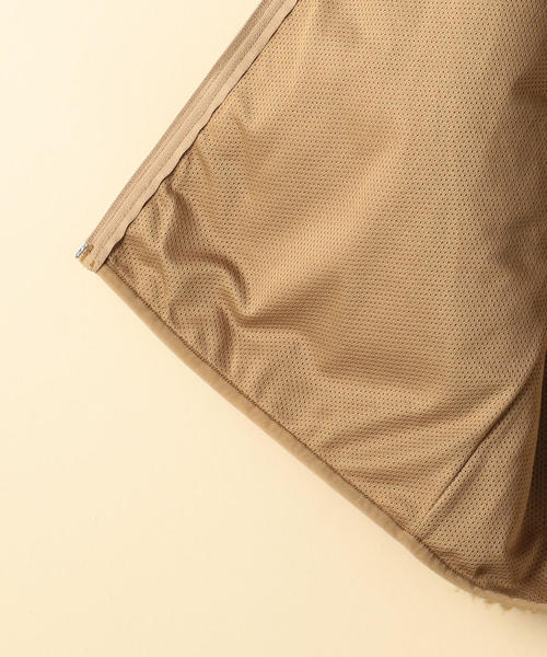 coen（コーエン）の「フーデッドボアベスト（その他アウター・レディース・ベージュ/ネイビー・MEDIUM/LARGE）」の5枚目の写真