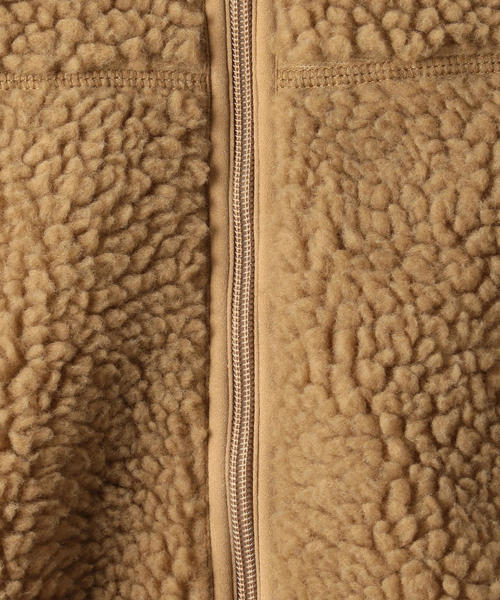 coen（コーエン）の「フーデッドボアベスト（その他アウター・レディース・ベージュ/ネイビー・MEDIUM/LARGE）」の9枚目の写真