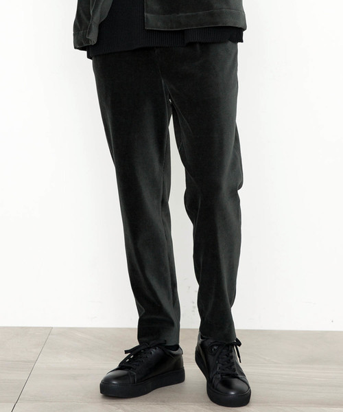 STUDIOUS（ステュディオス）の「【STUDIOUS】ニットコーデュロイスーパーストレッチイージーパンツ（その他パンツ・メンズ・ダークグリーン/ブラウン/ダークブラウン・1/2/3）」の3枚目の写真