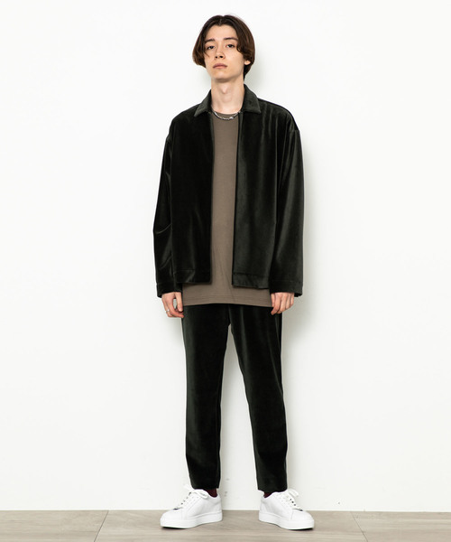 STUDIOUS（ステュディオス）の「【STUDIOUS】ニットコーデュロイスーパーストレッチイージーパンツ（その他パンツ・メンズ・ダークグリーン/ブラウン/ダークブラウン・1/2/3）」の21枚目の写真