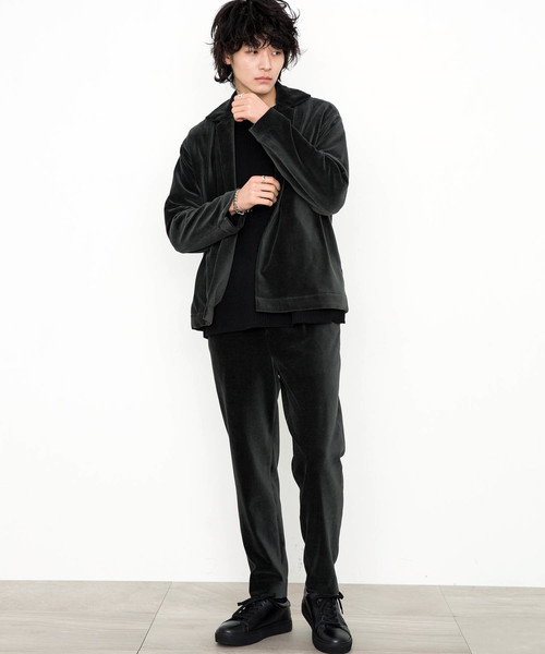 STUDIOUS（ステュディオス）の「【STUDIOUS】ニットコーデュロイスーパーストレッチイージーパンツ（その他パンツ・メンズ・ダークグリーン/ブラウン/ダークブラウン・1/2/3）」の7枚目の写真