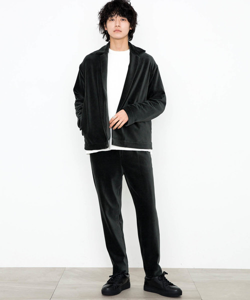 STUDIOUS（ステュディオス）の「【STUDIOUS】ニットコーデュロイスーパーストレッチイージーパンツ（その他パンツ・メンズ・ダークグリーン/ブラウン/ダークブラウン・1/2/3）」の8枚目の写真