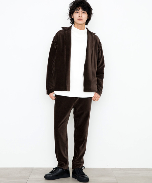 STUDIOUS（ステュディオス）の「【STUDIOUS】ニットコーデュロイスーパーストレッチイージーパンツ（その他パンツ・メンズ・ダークグリーン/ブラウン/ダークブラウン・1/2/3）」の9枚目の写真