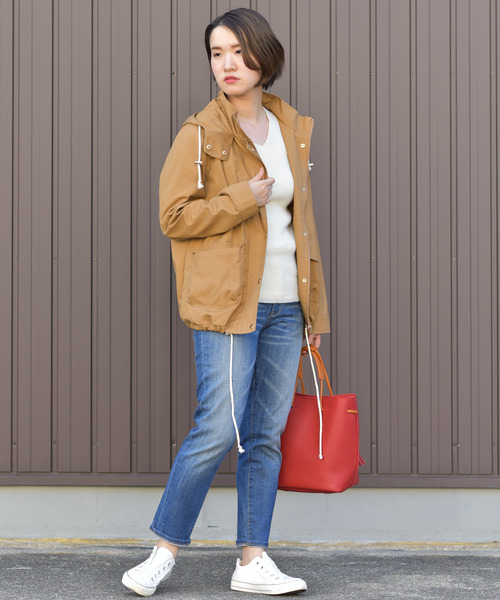 rps（アールピーエス）の「マウンテンジャケット（マウンテンパーカー・レディース・ブラック/ベージュ/グリーン/ブルー/ネイビー/マスタード/レッド/ブルー系その他2/アイボリー/ラベンダー/ライトベージュ/イエロー/ダークベージュ/カーキブラウン・M）」の5枚目の写真