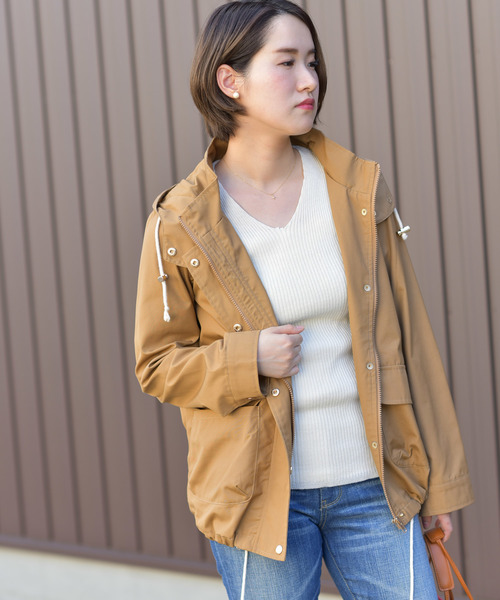 rps（アールピーエス）の「マウンテンジャケット（マウンテンパーカー・レディース・ブラック/ベージュ/グリーン/ブルー/ネイビー/マスタード/レッド/ブルー系その他2/アイボリー/ラベンダー/ライトベージュ/イエロー/ダークベージュ/カーキブラウン・M）」の18枚目の写真