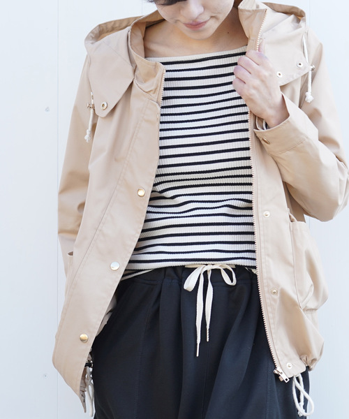 rps（アールピーエス）の「マウンテンジャケット（マウンテンパーカー・レディース・ブラック/ベージュ/グリーン/ブルー/ネイビー/マスタード/レッド/ブルー系その他2/アイボリー/ラベンダー/ライトベージュ/イエロー/ダークベージュ/カーキブラウン・M）」の6枚目の写真