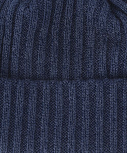 SHIPS JET BLUE（シップスジェットブルー）の「《made in Japan》SHIPS JET BLUE: アクリル リブニットキャップ（ニットキャップ/ビーニー・メンズ・ブラック/ベージュ/ネイビー/グレー/レンガ/ワイン・ONE SIZE）」の8枚目の写真