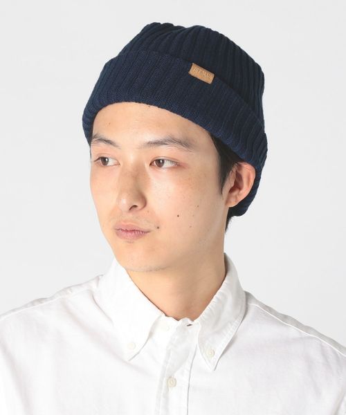 SHIPS JET BLUE（シップスジェットブルー）の「《made in Japan》SHIPS JET BLUE: アクリル リブニットキャップ（ニットキャップ/ビーニー・メンズ・ブラック/ベージュ/ネイビー/グレー/レンガ/ワイン・ONE SIZE）」の10枚目の写真