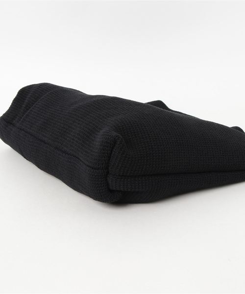 KOBE LETTUCE（コウベレタス）の「ナチュラルニットスクエアハンドバッグ＊トートバッグ/鞄/カバン/BAG/レディース[B1206]神戸レタス（トートバッグ・レディース・ブラック/ブラウン/グレイッシュベージュ・FREE）」の4枚目の写真