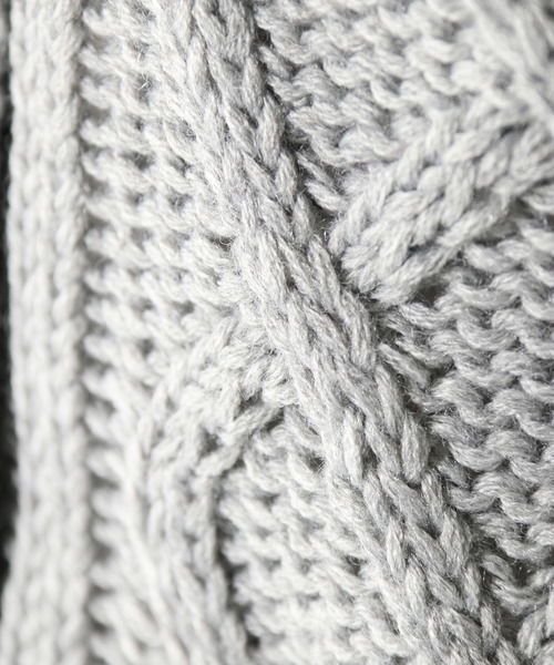 notch.（ノッチ）の「ケーブルニットカーディガン（カーディガン/ボレロ・レディース・ブラック/エンジ/ブラウン/グレー/オフホワイト/ピンク・M）」の22枚目の写真