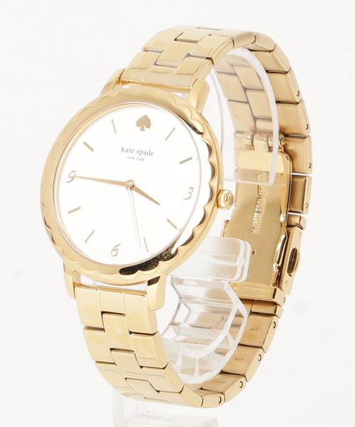 kate spade new york（ケイトスペード ニューヨーク）の「METRO　KSW1494（アナログ腕時計・レディース・イエローゴールド・FREE）」の4枚目の写真