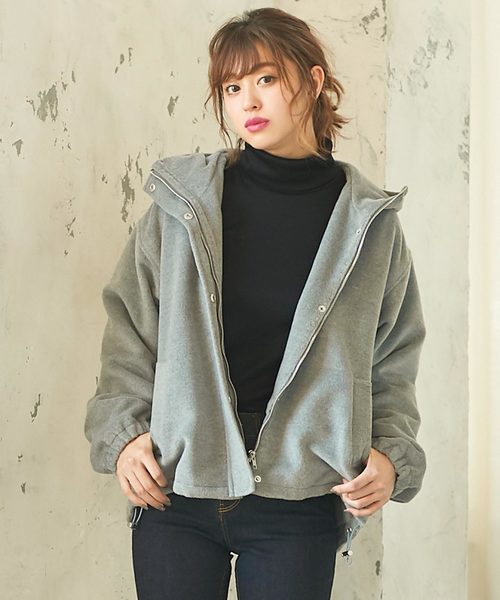 KOBE LETTUCE（コウベレタス）の「[Uネック/タートルネック]2TYPEあったか裏起毛ベーシックインナーTシャツ＊レディース/トップス[C3552]神戸レタス（Tシャツ/カットソー・レディース・ホワイト系その他/ブラック系その他/グレー系その他/アイボリー/ブラック/グレー・FREE）」の11枚目の写真