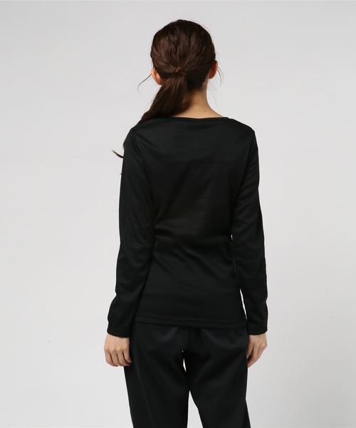KOBE LETTUCE（コウベレタス）の「[Uネック/タートルネック]2TYPEあったか裏起毛ベーシックインナーTシャツ＊レディース/トップス[C3552]神戸レタス（Tシャツ/カットソー・レディース・ホワイト系その他/ブラック系その他/グレー系その他/アイボリー/ブラック/グレー・FREE）」の13枚目の写真