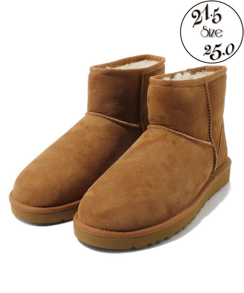 UGG（アグ）の「アグ/UGG Classsic MINI ショートブーツ#（ブーツ・レディース・ブラック/ブラウン/ネイビー・6/7/8）」の2枚目の写真