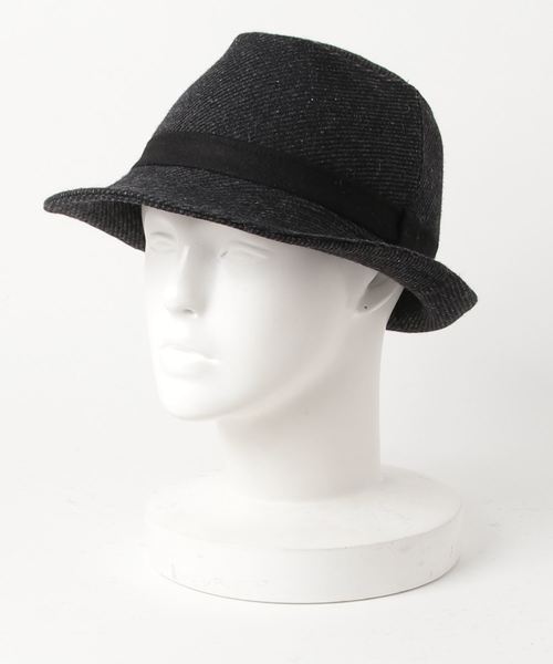 Import & Select(インポートアンドセレクト)の「ポークパイハット(アルペン)(ハット・メンズ・ブラック/ベージュ/ワインレッド・ONE SIZE)」の2枚目の写真