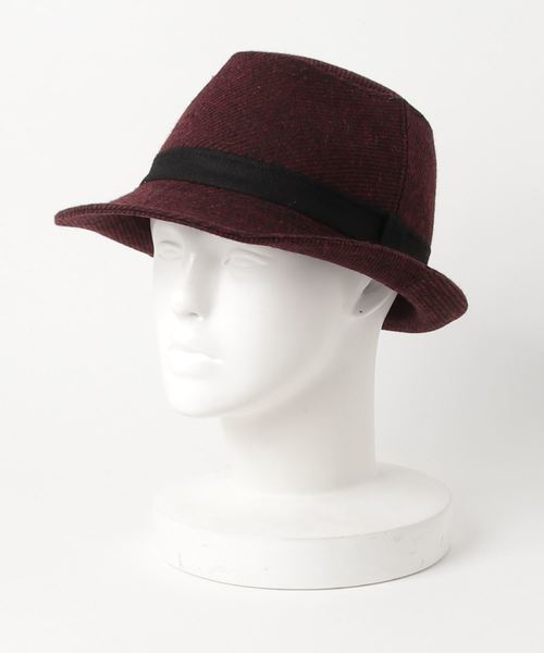 Import & Select(インポートアンドセレクト)の「ポークパイハット(アルペン)(ハット・メンズ・ブラック/ベージュ/ワインレッド・ONE SIZE)」の11枚目の写真