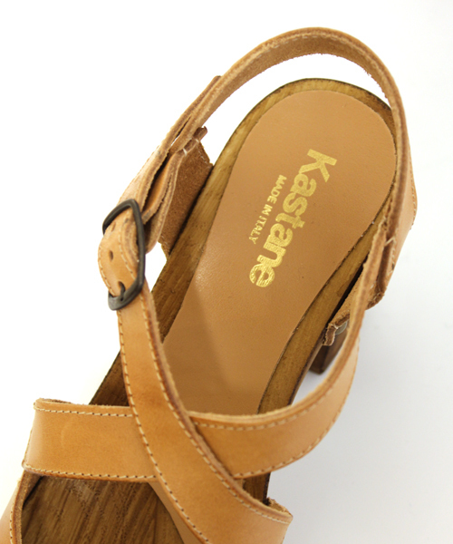 Kastane（カスタネ）の「【Kastane】クロスストラップサンダル（サンダル・レディース・キャメル/ベージュ/ブラック・39/35/36/38/37）」の9枚目の写真