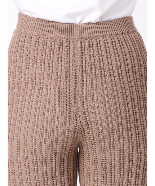 Ungrid（アングリッド）の「かぎ針ワイドパンツ（その他パンツ・レディース・オフホワイト/ベージュ・FREE）」の4枚目の写真