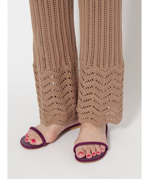 Ungrid（アングリッド）の「かぎ針ワイドパンツ（その他パンツ・レディース・オフホワイト/ベージュ・FREE）」の14枚目の写真