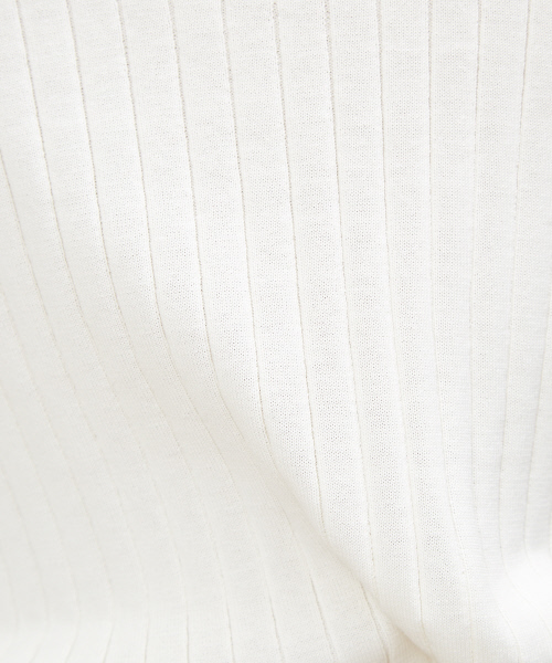 DESIGNWORKS（デザインワークス）の「ワイドリブ2WAYプルオーバーニット（ニット/セーター・レディース・ホワイト/グレイッシュブルー/ピンク/ブラック・38）」の14枚目の写真