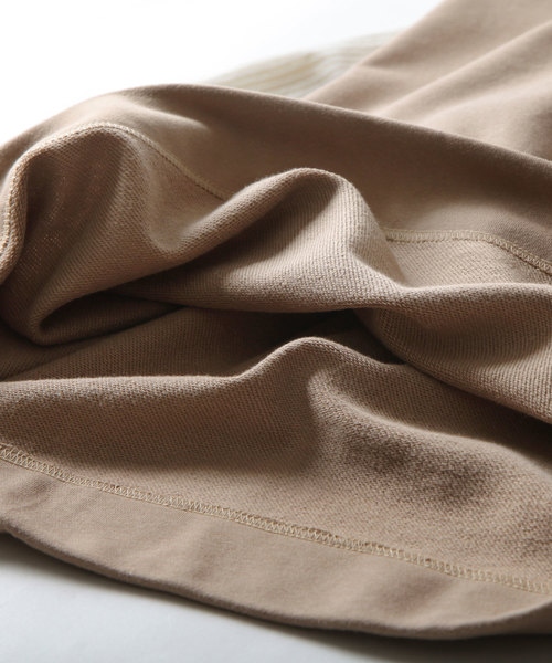 NILWAY(ニルウェイ)の「袖ストライプ 裏毛素材レイヤードカットソー(Tシャツ/カットソー・メンズ・ブラック/ベージュ/ネイビー・MEDIUM/LARGE/X-LARGE)」の8枚目の写真