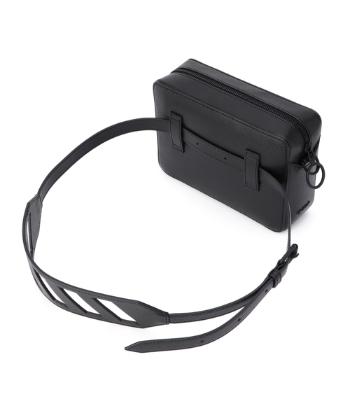 超美品‼️人気！オフホワイト サフィアーノ ダイアグ カメラバッグ ブラック ESTNATION（エストネーション）の「OFF-WHITE / 