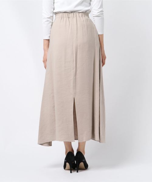 TRUDEA（トルディア）の「ポプリンツイルスカート（スカート・レディース・ベージュ/カーキ/ピンク・MEDIUM/SMALL）」の4枚目の写真