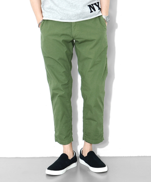 URBAN RESEARCH DOORS MENS(アーバンリサーチ ドアーズ メンズ)の「DOORS コンパクトコットン9分丈トラウザー(その他パンツ・メンズ・ベージュ/カーキ/ブルー・36/40/38)」の3枚目の写真