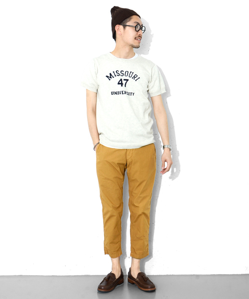 URBAN RESEARCH DOORS MENS(アーバンリサーチ ドアーズ メンズ)の「DOORS コンパクトコットン9分丈トラウザー(その他パンツ・メンズ・ベージュ/カーキ/ブルー・36/40/38)」の13枚目の写真