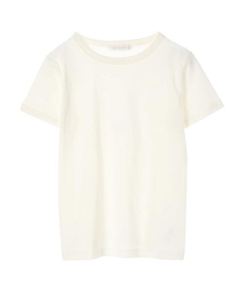 AMERICAN HOLIC（アメリカンホリック）の「クルーネック半袖カットプルオーバー＊（Tシャツ/カットソー・レディース・ブラック/ネイビー/オフホワイト/ピンク/イエロー/ベージュ系その他/キャメル・L/M）」の9枚目の写真