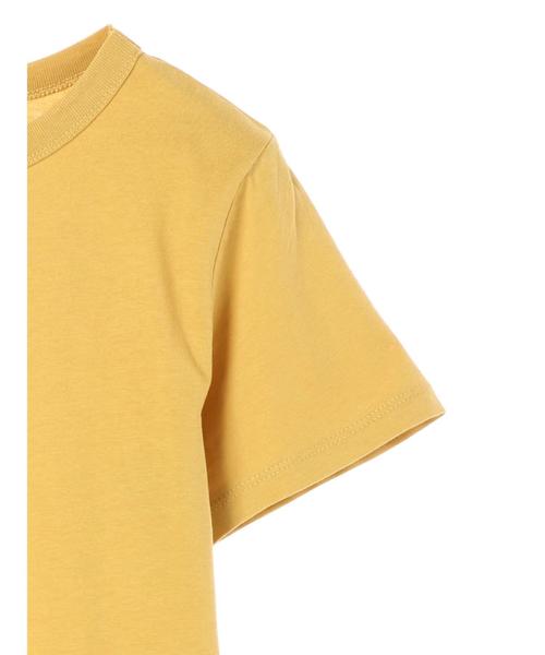 AMERICAN HOLIC（アメリカンホリック）の「クルーネック半袖カットプルオーバー＊（Tシャツ/カットソー・レディース・ブラック/ネイビー/オフホワイト/ピンク/イエロー/ベージュ系その他/キャメル・L/M）」の14枚目の写真