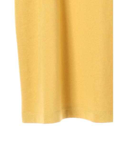 AMERICAN HOLIC（アメリカンホリック）の「クルーネック半袖カットプルオーバー＊（Tシャツ/カットソー・レディース・ブラック/ネイビー/オフホワイト/ピンク/イエロー/ベージュ系その他/キャメル・L/M）」の15枚目の写真