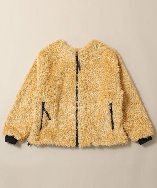 BEAVER(ビーバー)の「Farfield Original/ファーフィールドオリジナル 別注 カーリー2WAY JACKET フリース/ボア(ブルゾン)」|オートミール