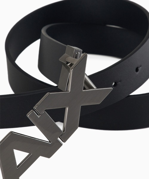 アルマーニエクスチェンジ　レザーベルト　ARMANI A|Xアルマーニ エクスチェンジ】A|Xバックル レザーベルト