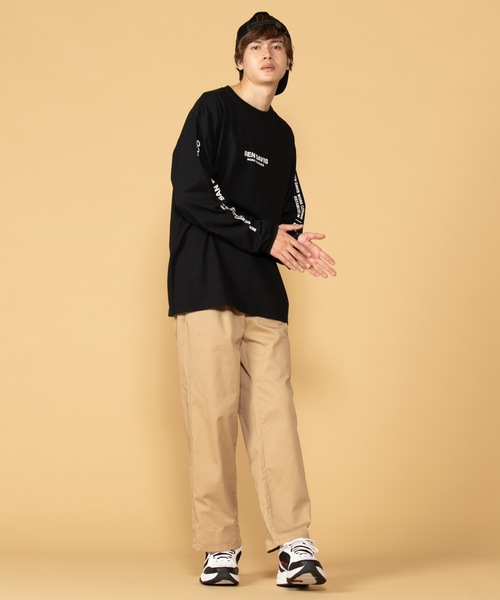 BEN DAVIS（ベンデイビス）の「∴WEGO/ベンデイビス別注ロゴロンT（Tシャツ/カットソー・メンズ・ホワイト/ブラック・MEDIUM/LARGE）」の11枚目の写真