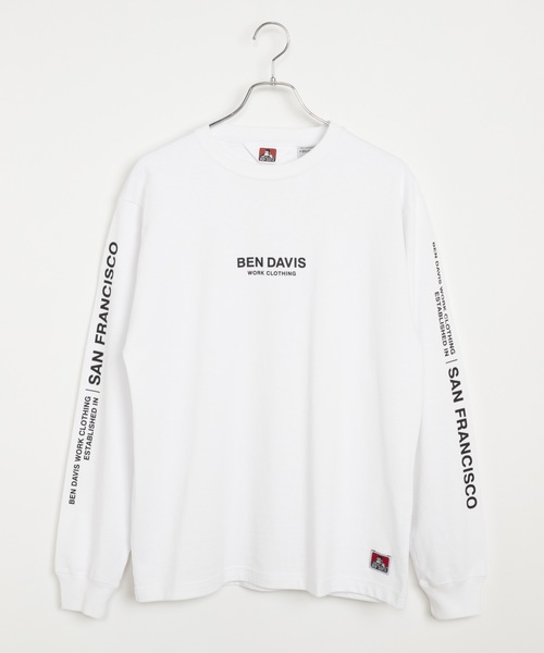BEN DAVIS（ベンデイビス）の「∴WEGO/ベンデイビス別注ロゴロンT（Tシャツ/カットソー・メンズ・ホワイト/ブラック・MEDIUM/LARGE）」の14枚目の写真